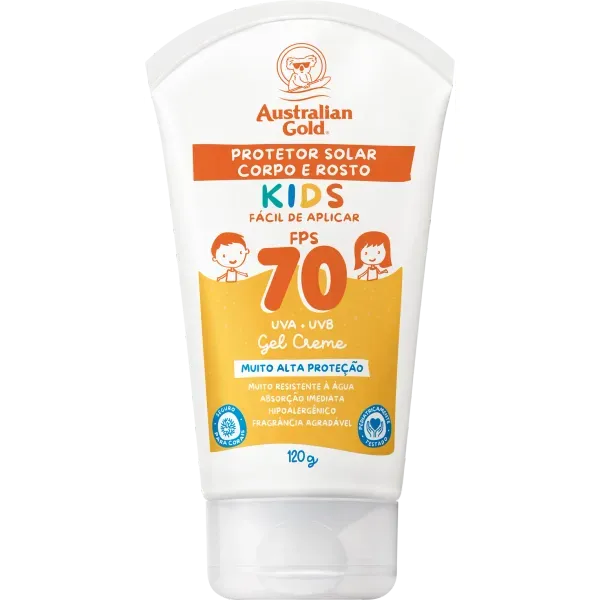 3017 - Protetor Solar Corporal Kids FPS70 120g Australian Gold 3017 - Protetor Solar Corporal Kids FPS70 120g Australian Gold